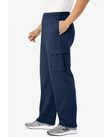 KingSize Big & Tall Fleece Cargo Sweatpants