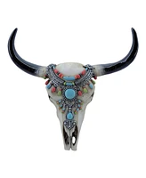 Fc Design 11"W Buffalo Skull Animal Head Wall Plaque Decor Home Decor Perfect Gift for House Warming, Holidays and Birthdays