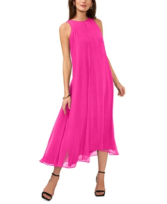 Vince Camuto Women's Sleeveless Overlay Maxi Dress