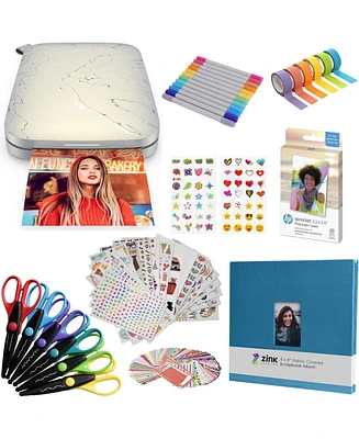 Hp Sprocket Select Portable Instant Photo Printer 2.3x3.4 Scarpbook Bundle