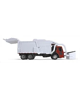 First Gear 1/25 White/Red Mack Garbage Truck with McNeilus Meridian Loader & Dumpster