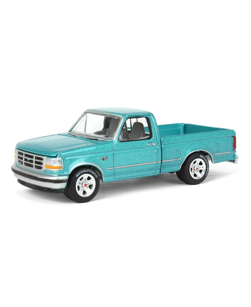 Johnny Lightning 1/64 1995 Ford F-150 Calypso Green Metallic Lp Diecast Garage Exclusive