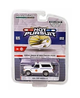 Greenlight Collectibles 1/64 1996 Fbi Ford Bronco Xl Hobby Exclusive Hot Pursuit Special Edition