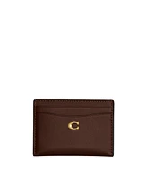 Coach Essential Polished Pebble Leather Card Case