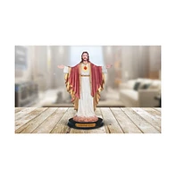 Fc Design 12"H Sacred Heart of Jesus with Open Arms Statue Holy Figurine Religious Decoration Home Decor Perfect Gift for House Warming, Holidays and