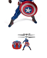 World Tech Toys Marvel Avengers Captain America Flying Figure Ir Helicopter