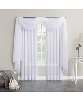 No. 918 Sheer Voile Rod Pocket Curtain Panel