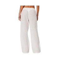 Edikted Women's Miracle Cotton Lace Pants