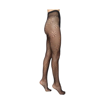 Stems Women's Geometric Fishnet Tights