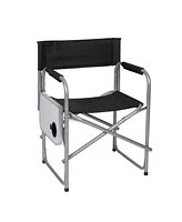 Stansport Folding Director's Chair with Side Table