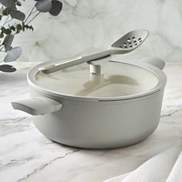 BergHOFF Balance Non-stick Ceramic Stockpot 11", 6.5qt. With Glass Lid, Recycled Aluminum