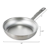 BergHOFF Graphite Recycled 18/10 Stainless Steel Frying Pan 10"