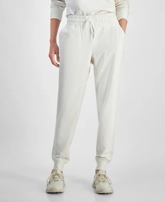 Id Ideology Women's Relaxed Rib-Cuff Fleece Jogger Sweatpants, Created for Macy's
