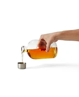 Rabbit 18 oz Double Insulated Stainless Steel Cocktail Shaker with 1.5 oz shot Cap and Strainer