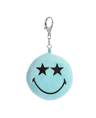 Aurora Mini Star Keychain Smileyworld Vibrant Plush Toy Blue 3.5"