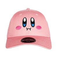 Kirby Men's Face Embroidered Adjustable Hat