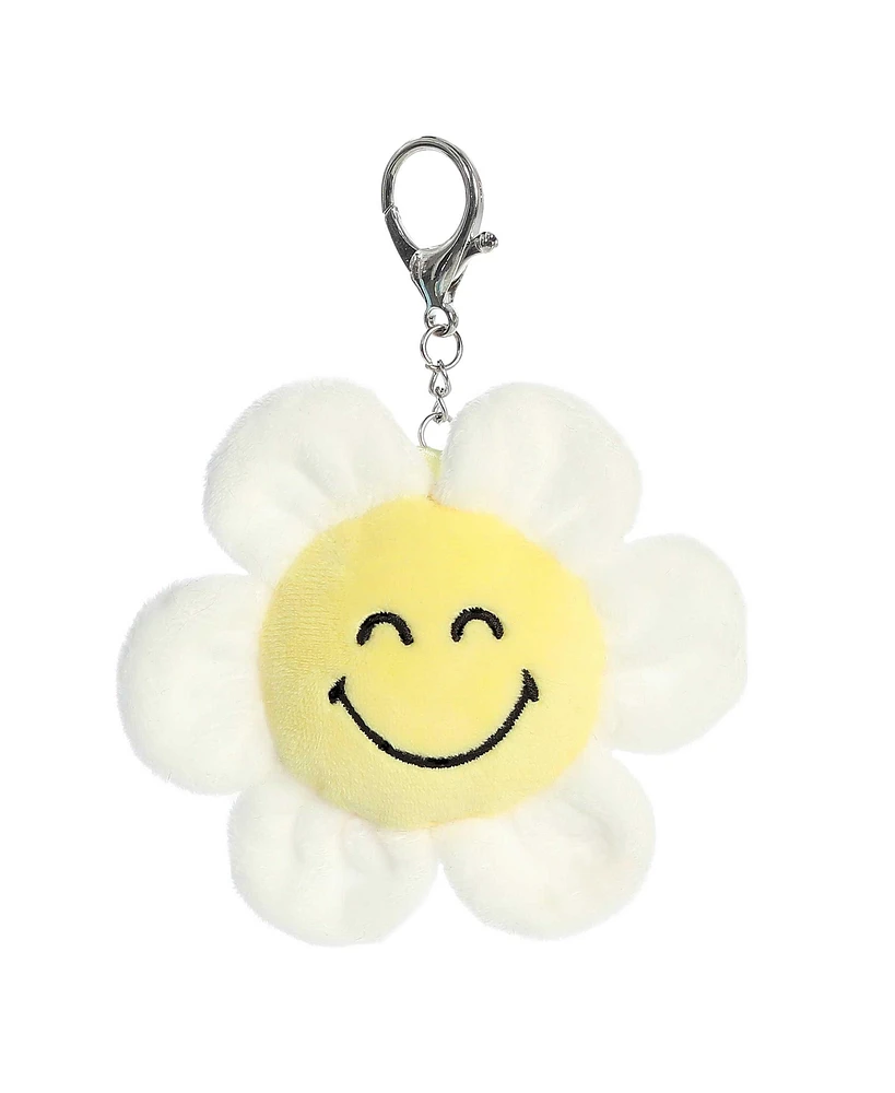 Aurora Mini Daze Keychain Smileyworld Vibrant Plush Toy Yellow 3.5"