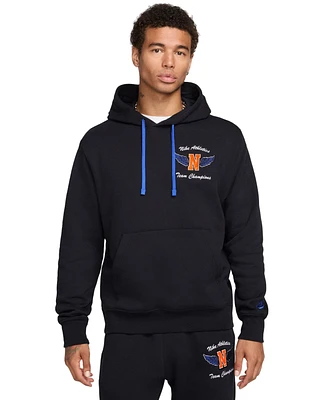 Nike Men's Sportswear Club Logo Pullover Fleece Hoodie