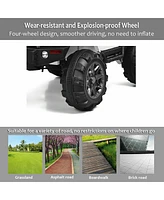 12V Electric Ride On Truck with Parental Remote Control and Led Lights