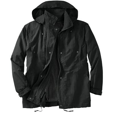 KingSize Big & Tall Fleece-Lined Taslon Anorak