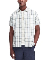 Barbour Men's Lerwick Short Sleeve Button-Front Check Pattern Shirt