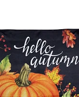 Northlight Pumpkins and Sunflowers Hello Autumn Outdoor Fall Harvest House Flag - 40" x 28"