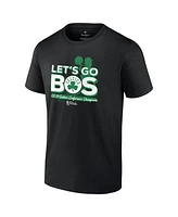 Fanatics Men's Black Boston Celtics 2024 Eastern Conference Champions Layup Drill T-Shirt