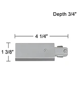 Pro Track Silver Live End Connector for Single Circuit Tracks