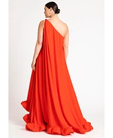 Eloquii Plus Dramatic Ruffle Gown