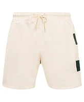 Pro Standard Men's Cream Milwaukee Bucks Triple Tonal Woven Shorts