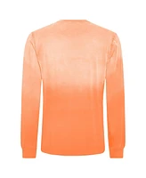 Sportiqe Men's and Women's Orange New York Knicks Mohave Sun-Dipped Long Sleeve T-Shirt