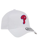 New Era Men's White Philadelphia Phillies Tc A-Frame 9FORTY Adjustable Hat