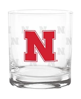 Indigo Falls Nebraska Huskers 14oz. Repeat Alumni Rocks Glass