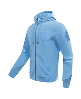 Pro Standard Men's Light Blue Memphis Grizzlies Triple Tonal Dk Full-Zip Hoodie Jacket