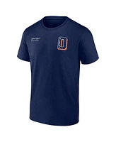 Fanatics Men's Navy Detroit Tigers Split Zone T-Shirt