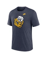 Nike Men's Michigan Wolverines Blitz Evergreen Legacy Primary Tri-Blend T-Shirt