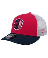 New Era Men's Red St. Louis City Sc Throwback Trucker Low Profile 9FIFTY Snapback Hat