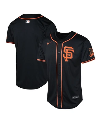 Nike Big Boys and Girls Black San Francisco Giants Alternate Limited Jersey