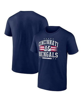 Fanatics Men's Navy Cincinnati Bengals Americana T-Shirt