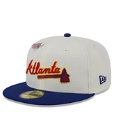 New Era Men's White Atlanta Braves Big League Chew Original 59FIFTY Fitted Hat