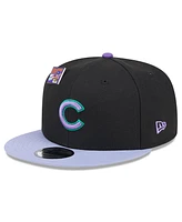 New Era Men's Black/Purple Chicago Cubs Grape Big League Chew Flavor Pack 9FIFTY Snapback Hat