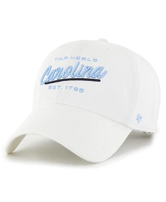 47 Brand Women's White North Carolina Tar Heels Sidney Clean Up Adjustable Hat