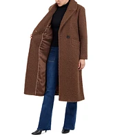 BCBGeneration Women's Double-Breasted Boucle Walker Coat