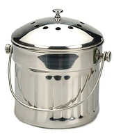 Rsvp International Endurance Stainless Steel Jumbo 1.5 Gallon Compost Pail