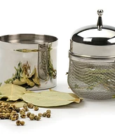 Rsvp International Stainless Steel 3" x 3" x 4" Floating Spice Ball