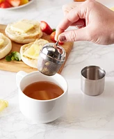 Rsvp International Stainless Steel 2" x 3" x 3" Floating Tea Infuser