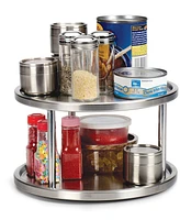 Rsvp International Endurance Stainless Steel 10.5" D x 6" H Two-Tier Lazy Susan