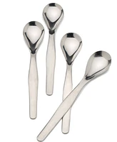 Rsvp International Endurance Stainless Steel 4 Piece 6" Egg Spoon Set