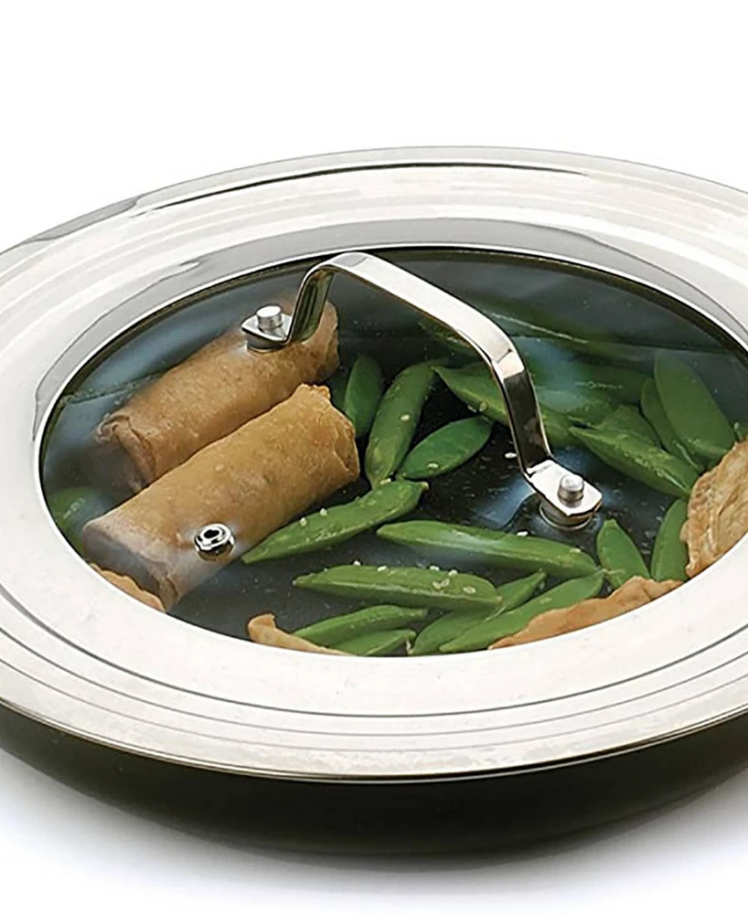 Rsvp International Endurance Stainless Steel Glass 12.5" Diameter Universal Lid