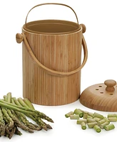 Rsvp International Endurance Wood 3.25 Quart Compost Pail Set